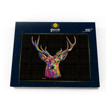 Darstellung des Puzzle Motivs Buck Head 200 Puzzle Schachtel Ansicht3