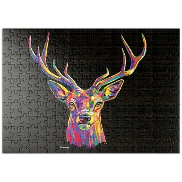 Darstellung des Puzzle Motivs puzzleplate Buck Head 200 Puzzle