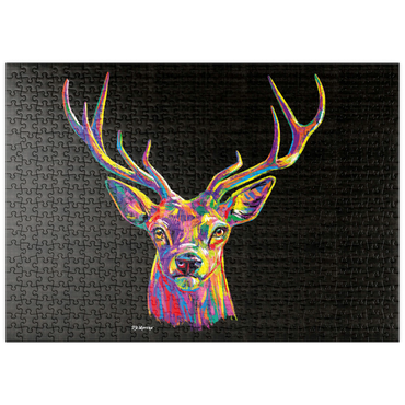 Darstellung des Puzzle Motivs puzzleplate Buck Head 500 Puzzle
