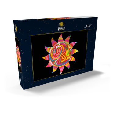 Darstellung des Puzzle Motivs Bright Sun 1000 Puzzle Schachtel Ansicht2