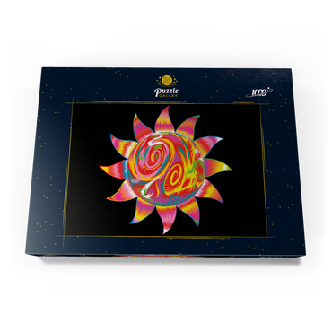 Darstellung des Puzzle Motivs Bright Sun 1000 Puzzle Schachtel Ansicht3