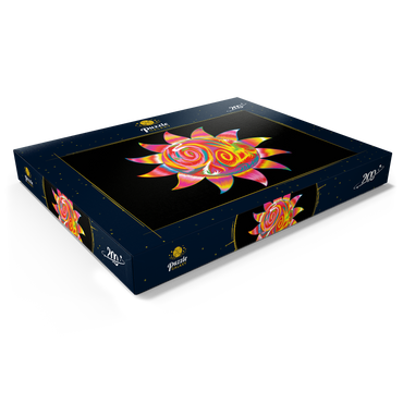 Darstellung des Puzzle Motivs Bright Sun 200 Puzzle Schachtel Ansicht1
