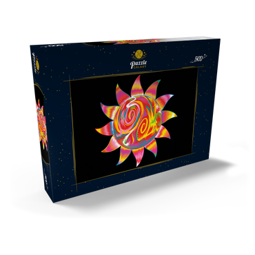 Darstellung des Puzzle Motivs Bright Sun 500 Puzzle Schachtel Ansicht2