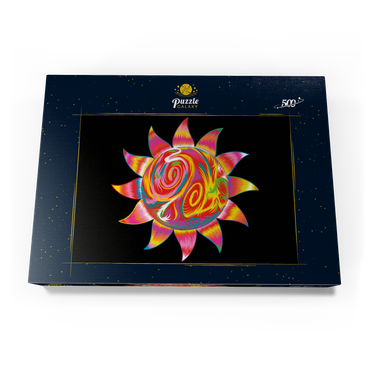 Darstellung des Puzzle Motivs Bright Sun 500 Puzzle Schachtel Ansicht3