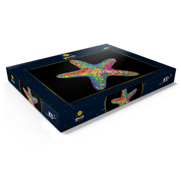 Darstellung des Puzzle Motivs Starfish Pop Colors 100 Puzzle Schachtel Ansicht1