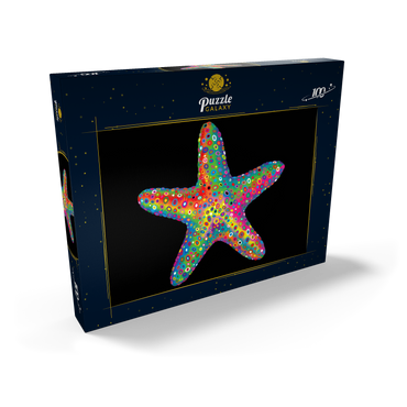 Darstellung des Puzzle Motivs Starfish Pop Colors 100 Puzzle Schachtel Ansicht2