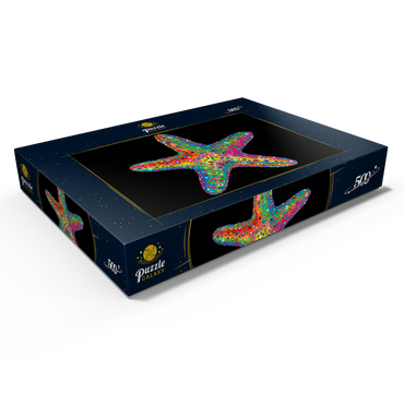 Darstellung des Puzzle Motivs Starfish Pop Colors 500 Puzzle Schachtel Ansicht1