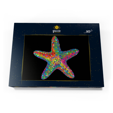Darstellung des Puzzle Motivs Starfish Pop Colors 500 Puzzle Schachtel Ansicht3