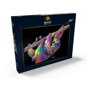 Darstellung des Puzzle Motivs Sloth Relaxin' 200 Puzzle Schachtel Ansicht2