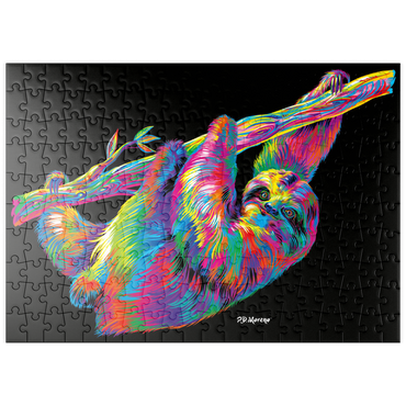 Darstellung des Puzzle Motivs puzzleplate Sloth Relaxin' 200 Puzzle