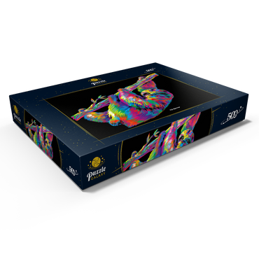 Darstellung des Puzzle Motivs Sloth Relaxin' 500 Puzzle Schachtel Ansicht1