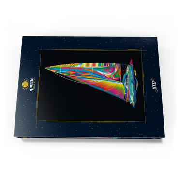 Darstellung des Puzzle Motivs Pop Colors Sailboat 1000 Puzzle Schachtel Ansicht3