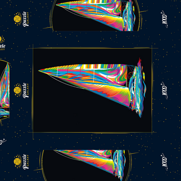 Darstellung des Puzzle Motivs Pop Colors Sailboat 1000 Puzzle Schachtel 3D Modell