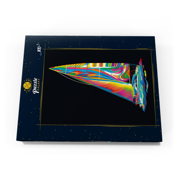 Darstellung des Puzzle Motivs Pop Colors Sailboat 100 Puzzle Schachtel Ansicht3