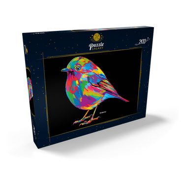 Darstellung des Puzzle Motivs Robin Pop Colors 200 Puzzle Schachtel Ansicht2