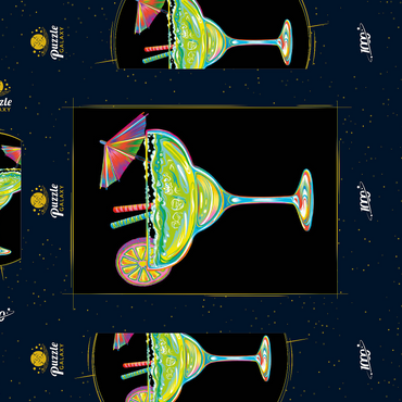 Darstellung des Puzzle Motivs Fun Margarita 1000 Puzzle Schachtel 3D Modell