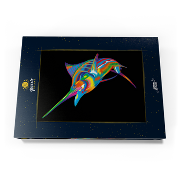 Darstellung des Puzzle Motivs Pop Colors Marlin 1000 Puzzle Schachtel Ansicht3