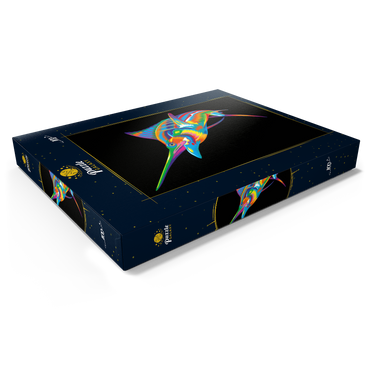 Darstellung des Puzzle Motivs Pop Colors Marlin 100 Puzzle Schachtel Ansicht1