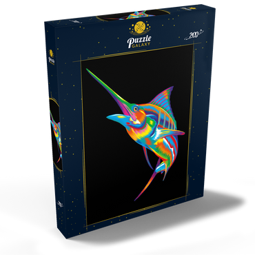 Darstellung des Puzzle Motivs Pop Colors Marlin 200 Puzzle Schachtel Ansicht2