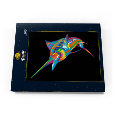 Darstellung des Puzzle Motivs Pop Colors Marlin 200 Puzzle Schachtel Ansicht3