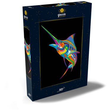 Darstellung des Puzzle Motivs Pop Colors Marlin 500 Puzzle Schachtel Ansicht2