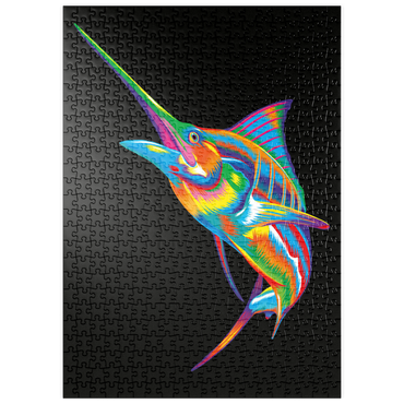 Darstellung des Puzzle Motivs puzzleplate Pop Colors Marlin 500 Puzzle