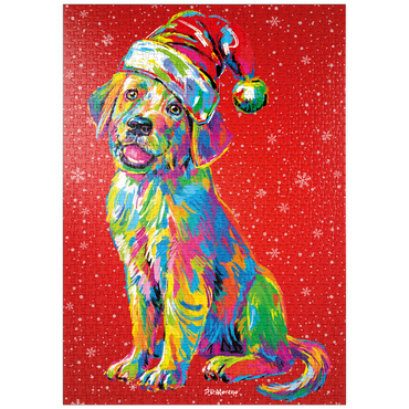 Darstellung des Puzzle Motivs puzzleplate Santa's Lab 1000 Puzzle