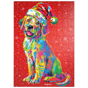 Darstellung des Puzzle Motivs puzzleplate Santa's Lab 100 Puzzle