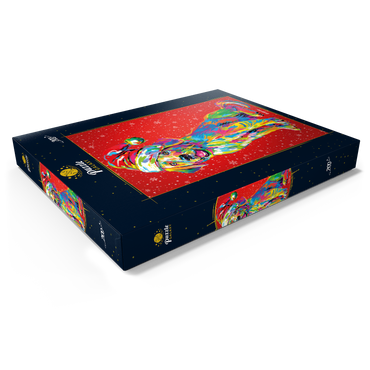 Darstellung des Puzzle Motivs Santa's Lab 200 Puzzle Schachtel Ansicht1