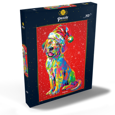 Darstellung des Puzzle Motivs Santa's Lab 200 Puzzle Schachtel Ansicht2