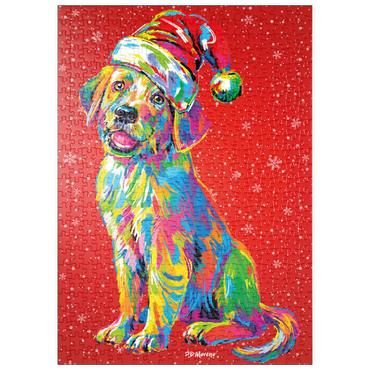 Darstellung des Puzzle Motivs puzzleplate Santa's Lab 500 Puzzle