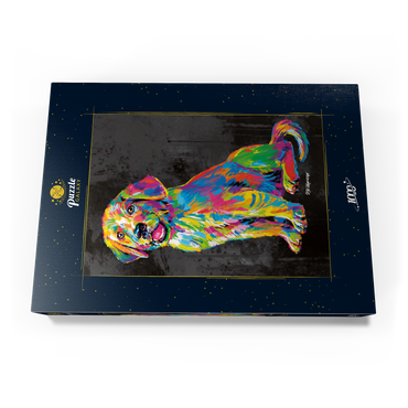 Darstellung des Puzzle Motivs Pop Colors Lab 1000 Puzzle Schachtel Ansicht3