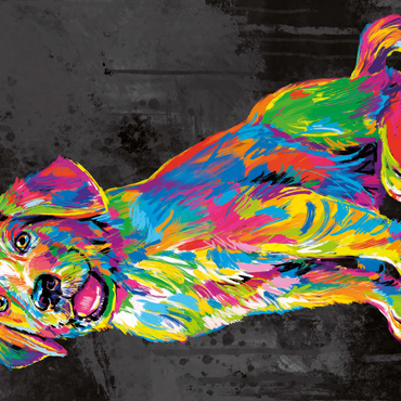 Darstellung des Puzzle Motivs Pop Colors Lab 1000 Puzzle 3D Modell