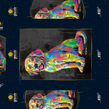 Darstellung des Puzzle Motivs Pop Colors Lab 1000 Puzzle Schachtel 3D Modell
