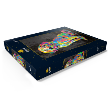 Darstellung des Puzzle Motivs Pop Colors Lab 100 Puzzle Schachtel Ansicht1