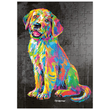 Darstellung des Puzzle Motivs puzzleplate Pop Colors Lab 100 Puzzle