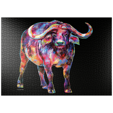 Darstellung des Puzzle Motivs puzzleplate Raging Bull 1000 Puzzle