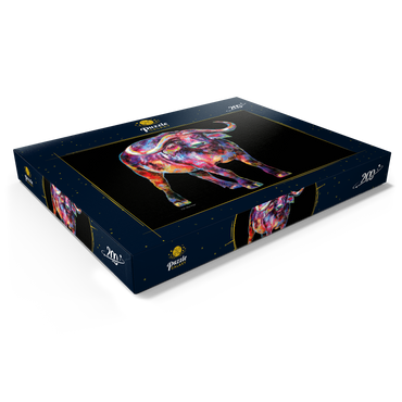 Darstellung des Puzzle Motivs Raging Bull 200 Puzzle Schachtel Ansicht1