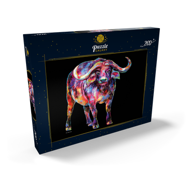 Darstellung des Puzzle Motivs Raging Bull 200 Puzzle Schachtel Ansicht2