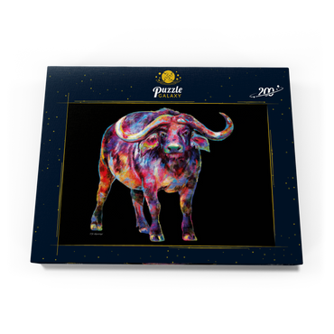 Darstellung des Puzzle Motivs Raging Bull 200 Puzzle Schachtel Ansicht3