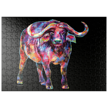 Darstellung des Puzzle Motivs puzzleplate Raging Bull 200 Puzzle