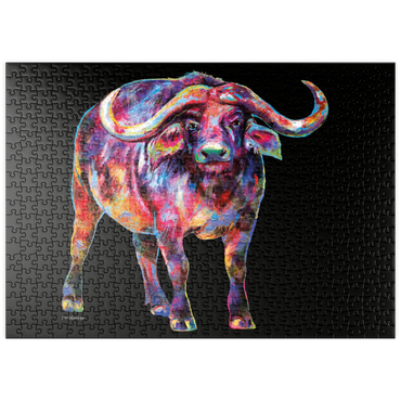 Darstellung des Puzzle Motivs puzzleplate Raging Bull 500 Puzzle