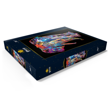 Darstellung des Puzzle Motivs Elephant Pop Colors 200 Puzzle Schachtel Ansicht1