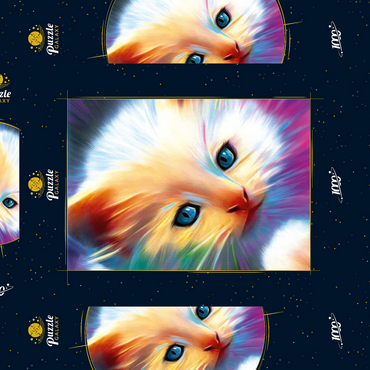 Darstellung des Puzzle Motivs Soft Eyes 1000 Puzzle Schachtel 3D Modell