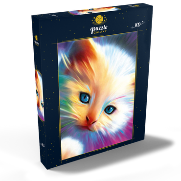 Darstellung des Puzzle Motivs Soft Eyes 100 Puzzle Schachtel Ansicht2