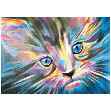 Darstellung des Puzzle Motivs puzzleplate Purrr Fect 1000 Puzzle