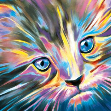 Darstellung des Puzzle Motivs Purrr Fect 1000 Puzzle 3D Modell