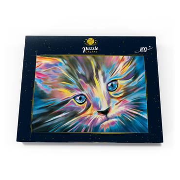 Darstellung des Puzzle Motivs Purrr Fect 100 Puzzle Schachtel Ansicht3