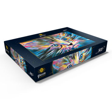 Darstellung des Puzzle Motivs Purrr Fect 500 Puzzle Schachtel Ansicht1