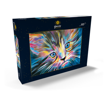 Darstellung des Puzzle Motivs Purrr Fect 500 Puzzle Schachtel Ansicht2